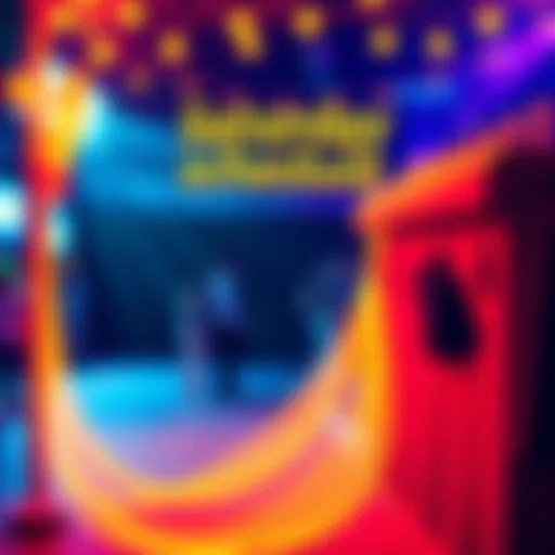 A colorful poster announcing a new Saturday schedule with exciting events and surprises