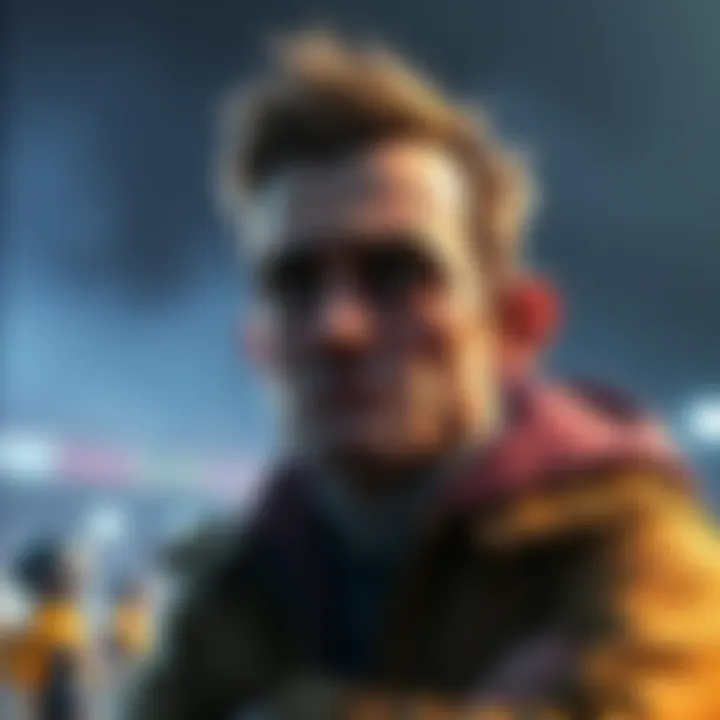 A stressed Schmitty contemplating his choices in a tense situation