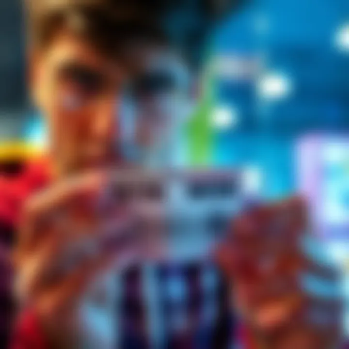 A person holding a scratch-off lottery ticket while looking puzzled, examining the barcode for a possible win.