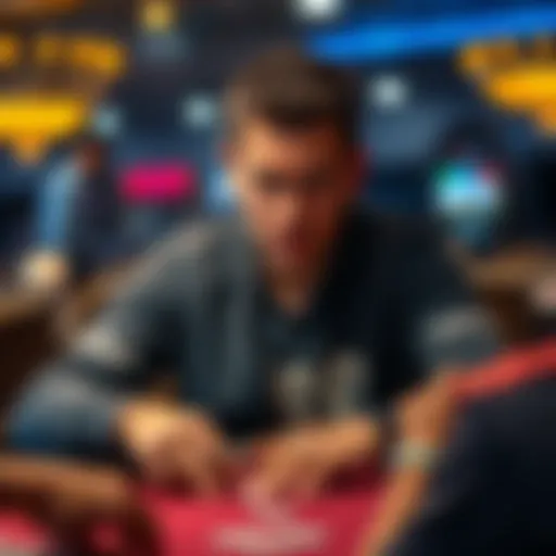 Sean Perry looking shocked at the poker table after losing a large amount of money in a tournament