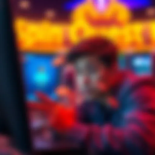 A person looking at a computer screen with a confused expression while searching for the Spin Quest Casino address online.