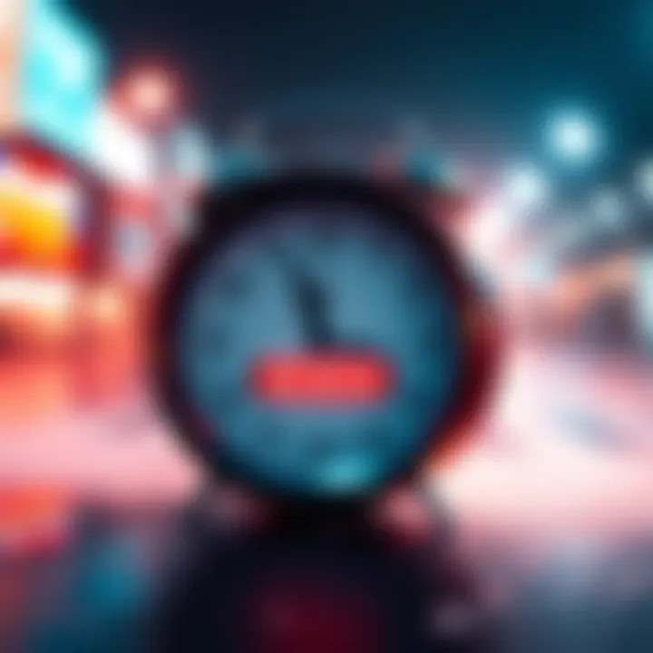 Sign-up Bonus Alert A countdown clock showing time running out for a sign-up bonus opportunity