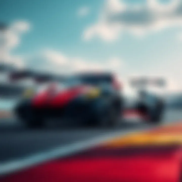 A racing car labeled Silent Tactic, depicted on a racetrack with a question mark symbol, indicating uncertainty about its status.