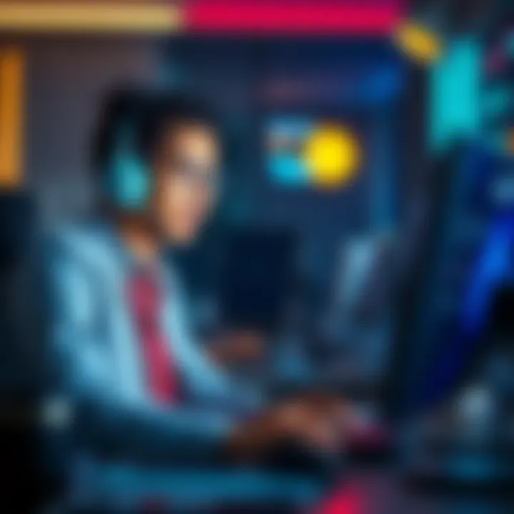 A customer service representative assisting a user with Skrill issues on a computer.