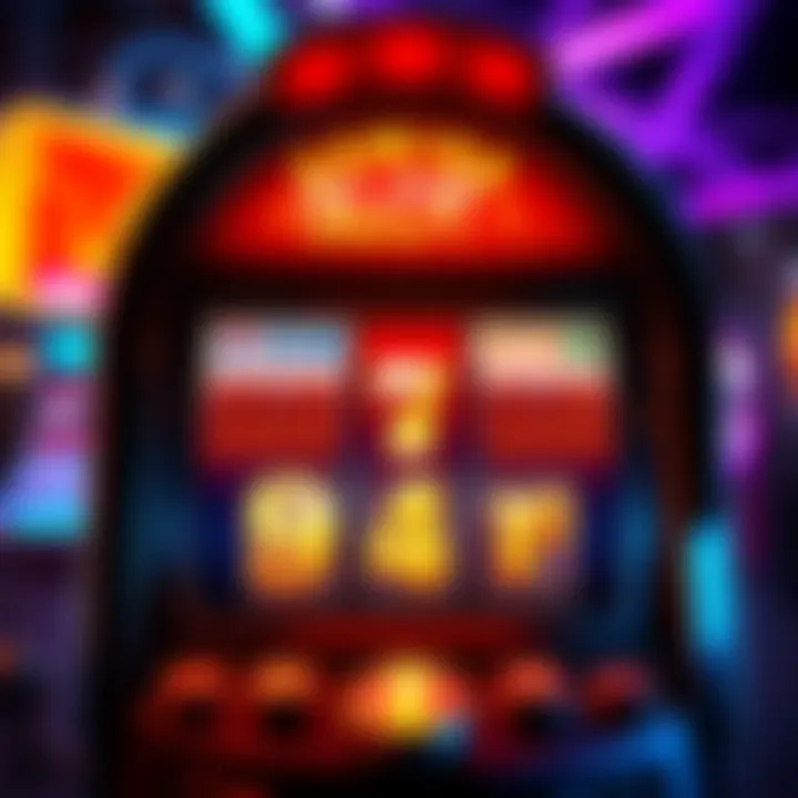 A slot machine displaying winning symbols after a player's bet of 0.40 cents, symbolizing a big victory during a bonus round.