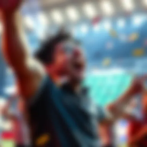 A person celebrating a victory after winning multiple times from a small bet of $1.50, showing excitement and joy.