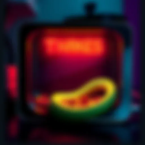 A screen showing a snake game with a green snake collecting food and growing longer.