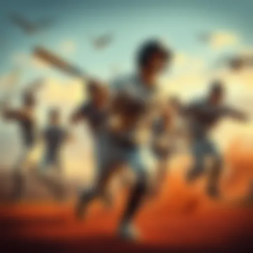 The Snakes baseball team playing in a lively game, showcasing teamwork and determination as they aim for their first win of the season.