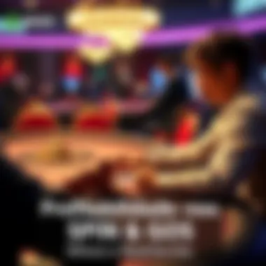 A player sitting at a poker table focused on a Spin & Gos game, with chips and cards in front of them, analyzing strategies to improve profitability.