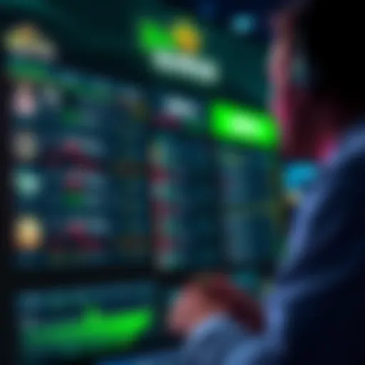 Sports betting options on DraftKings A person placing bets on a DraftKings Sportsbook interface featuring multiple betting options