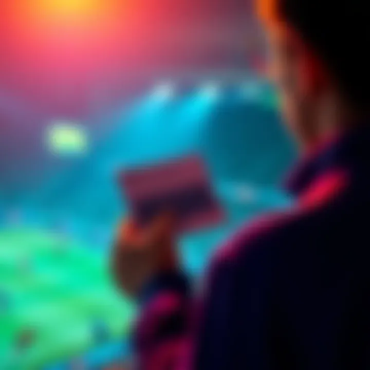 A person looking at a sports event while holding a betting slip, contemplating wagers on player injuries