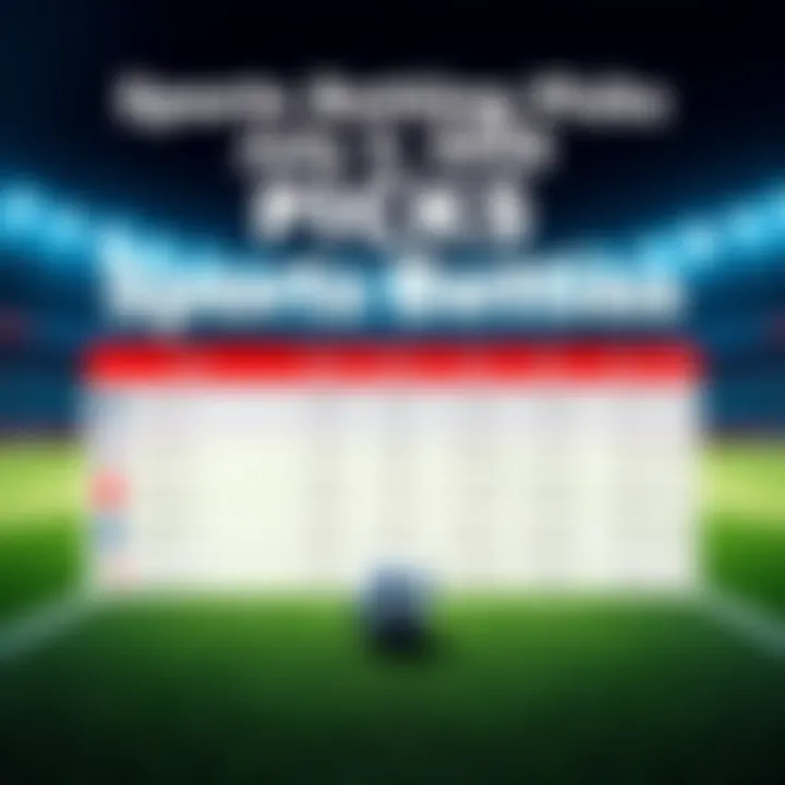 A graphic showing recommended sports bets for the day with odds and tips