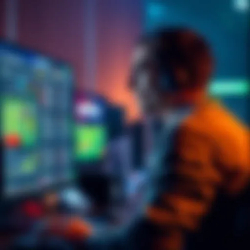 A beginner looking at a computer screen with sports betting options displayed