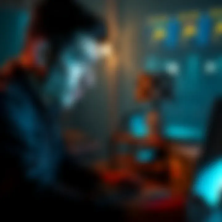 A person looking at sports betting tips on a laptop with a confused expression