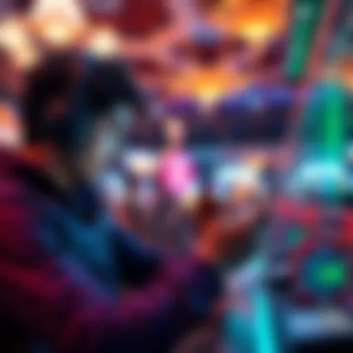 A person checking a smartphone with sports betting apps while sitting in a Las Vegas casino