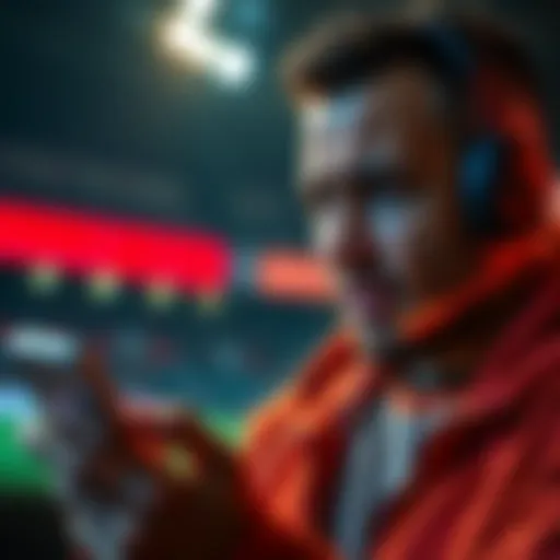 A person looking frustrated while trying to place a specific sports bet on a mobile app.