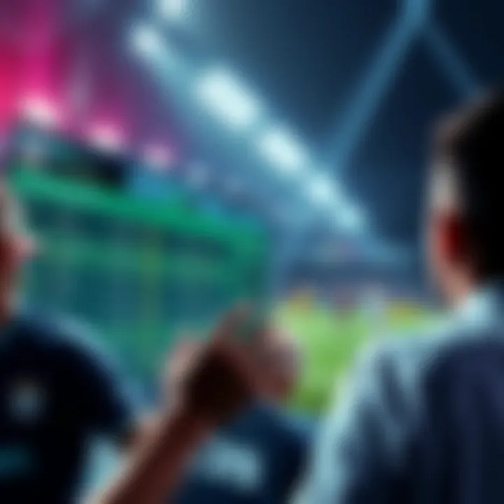 Overview of sports betting options with odds and event details