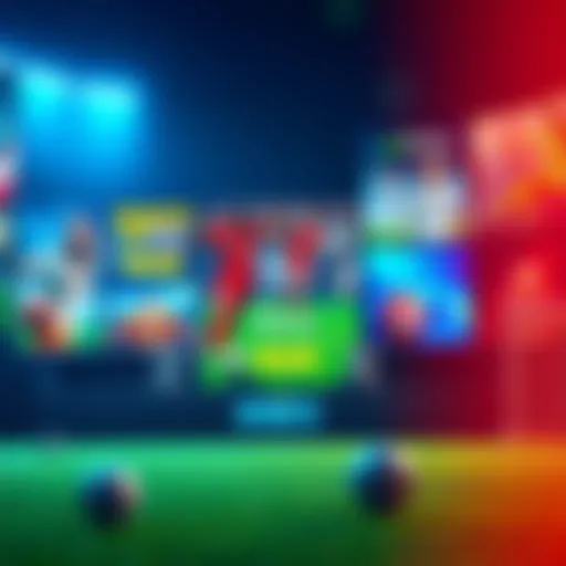 A collage of sports betting ads featuring football and basketball offers