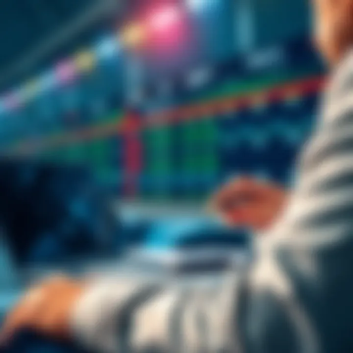 A person analyzing sports betting odds with a notebook and laptop