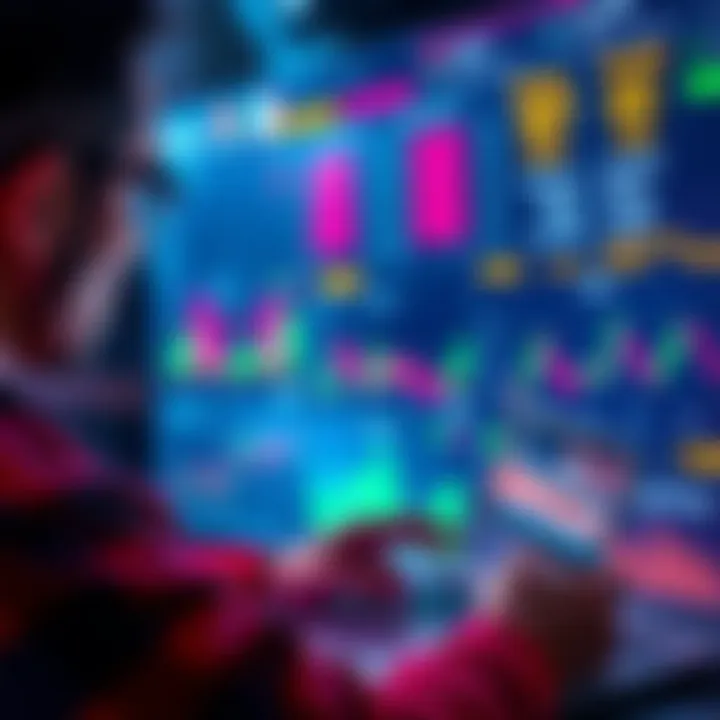 A person analyzing sports statistics and data for betting strategies.