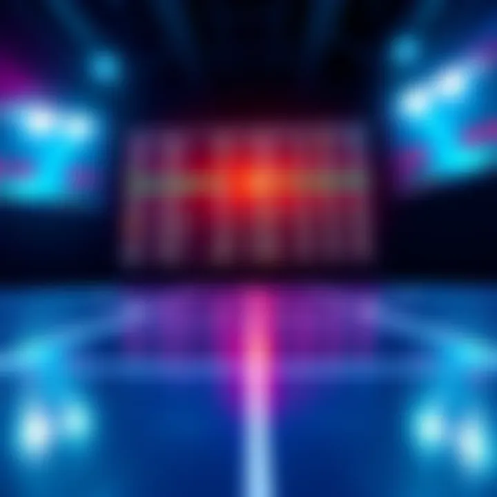 A sports betting guide with odds displayed on a digital screen, highlighting various sporting events and strategies for successful betting.