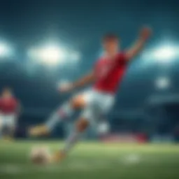 St Brown making a key play on the field, showcasing his athleticism and focus during a crucial moment of the game