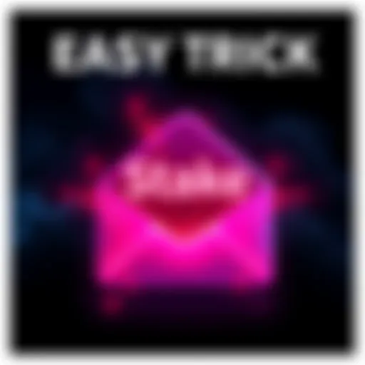 Email notification showing an easy trick from Stake with attention-grabbing design