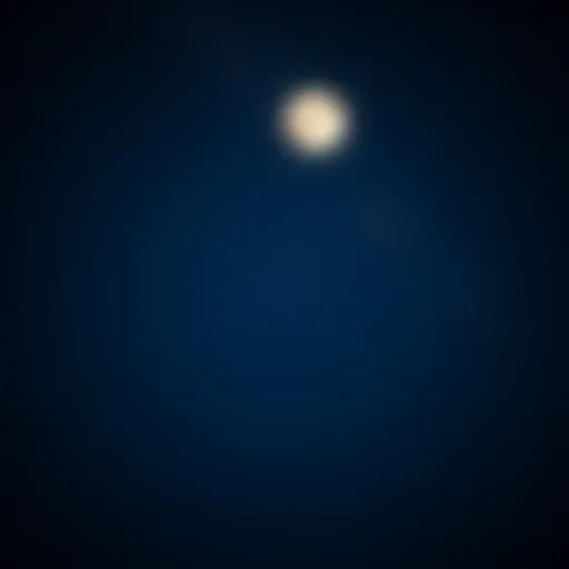 A night sky filled with stars and a glowing moon, symbolizing a celestial event for TNF.