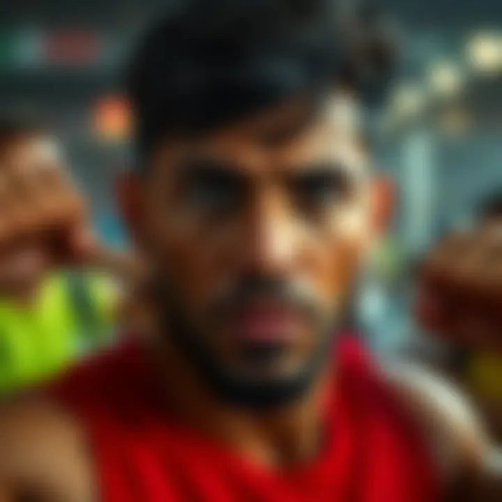 Individual looking determined while facing obstacles, symbolizing resilience and support