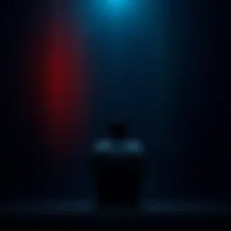 A person sitting alone in a dimly lit room, looking downcast and reflective, symbolizing the challenges faced during addiction.