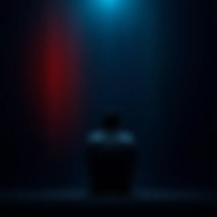 A person sitting alone in a dimly lit room, looking downcast and reflective, symbolizing the challenges faced during addiction.