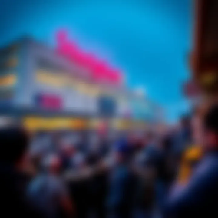 Fans gather outside the Stuttgart football stadium, anticipating news about the club's potential sale.