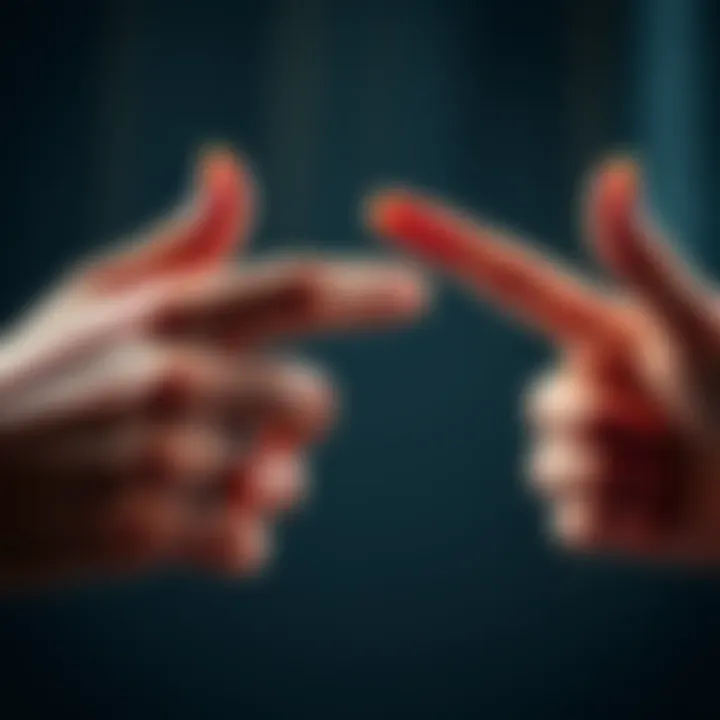 A close-up of two hands making subtle gestures, illustrating how small movements can enhance conversation and understanding.