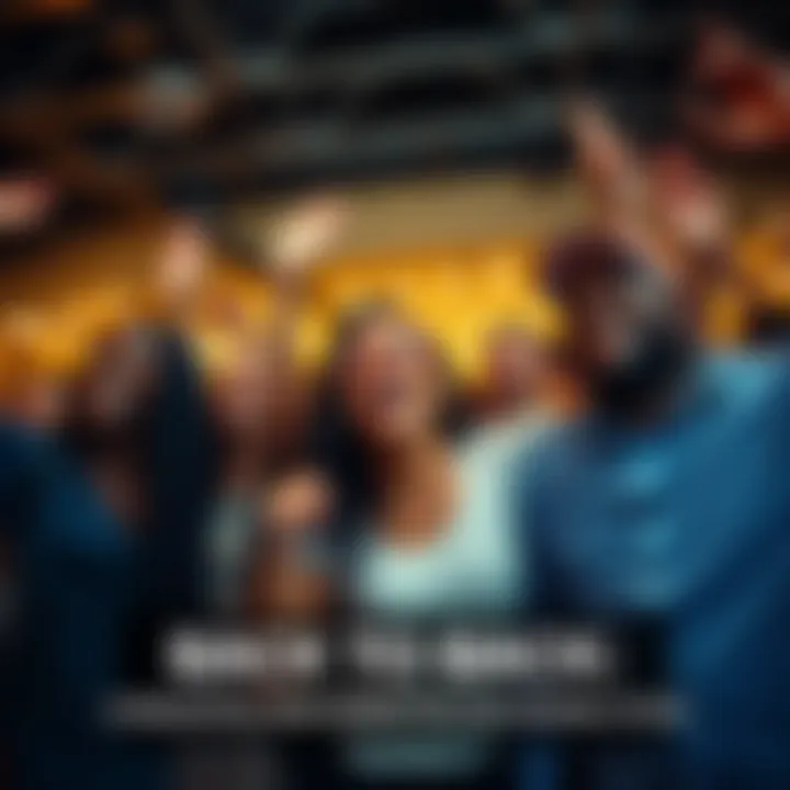 Success and Resilience A diverse group of people celebrating achievements together, showing joy and determination in their expressions.