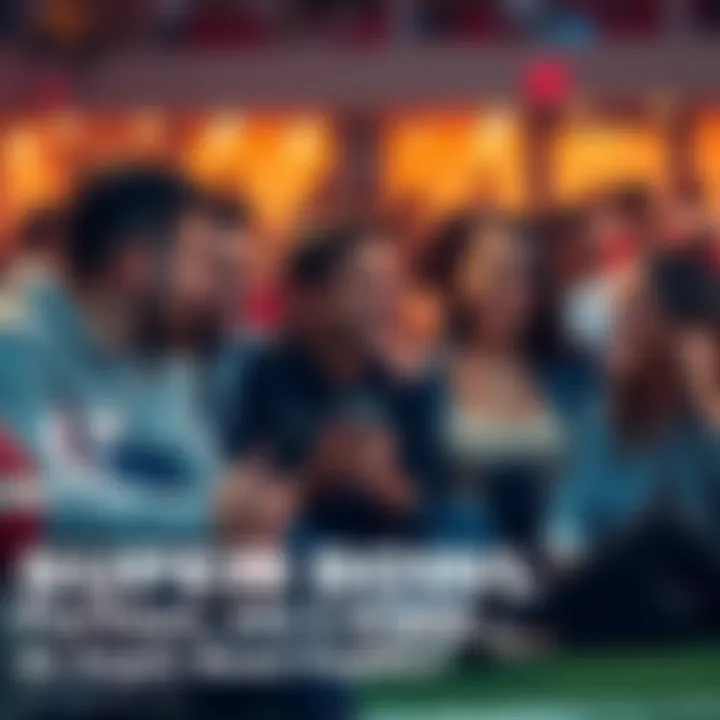 Group of friends discussing their best parlay bets and strategies for the Super Bowl