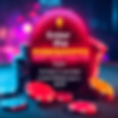 A vibrant graphic promoting the SUPERFECTA event with poker chips and cards, highlighting a chance to win a ticket to WSOP.