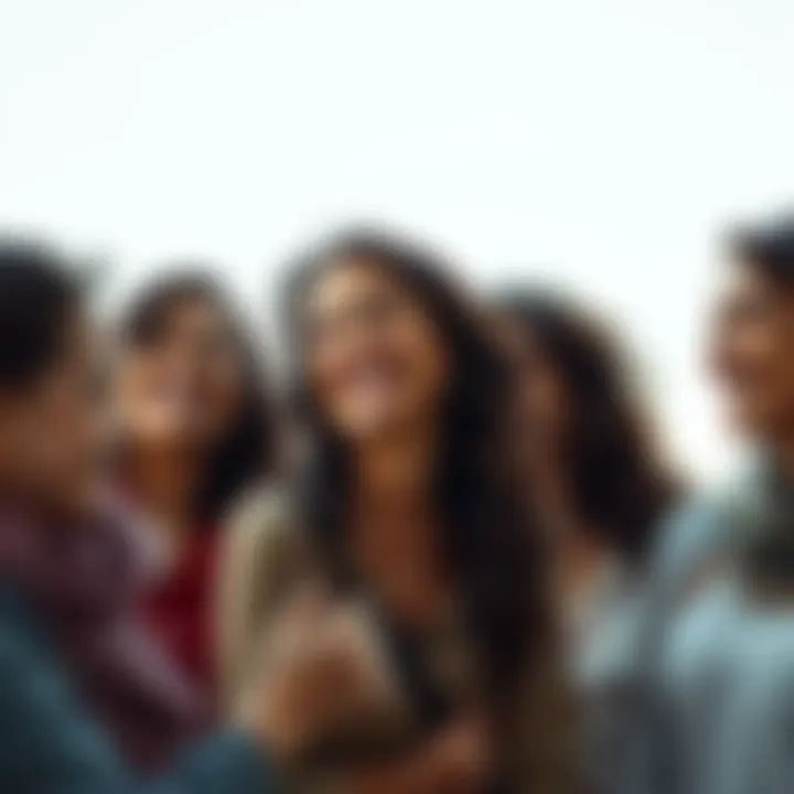A group of diverse women smiling and encouraging each other, showcasing unity and respect in their efforts.