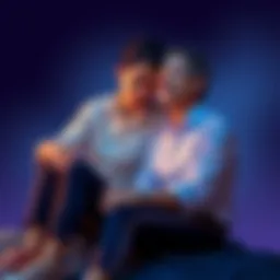 Two people sitting together, one comforting the other, showing empathy and support in a difficult moment.