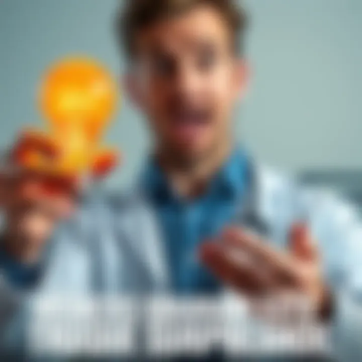Surprised doctor holding a light bulb A doctor looks amazed while holding a glowing light bulb, symbolizing a simple yet revolutionary health trick