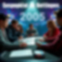 A group of people discussing concerns about the integrity of betting games with charts and betting slips in front of them.