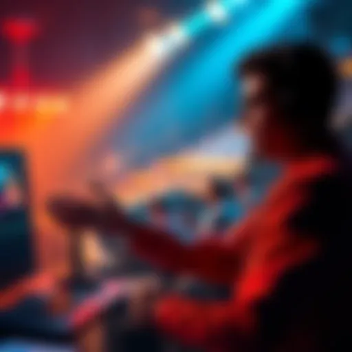 Systmz giving a live stream announcement about upcoming monthly event.