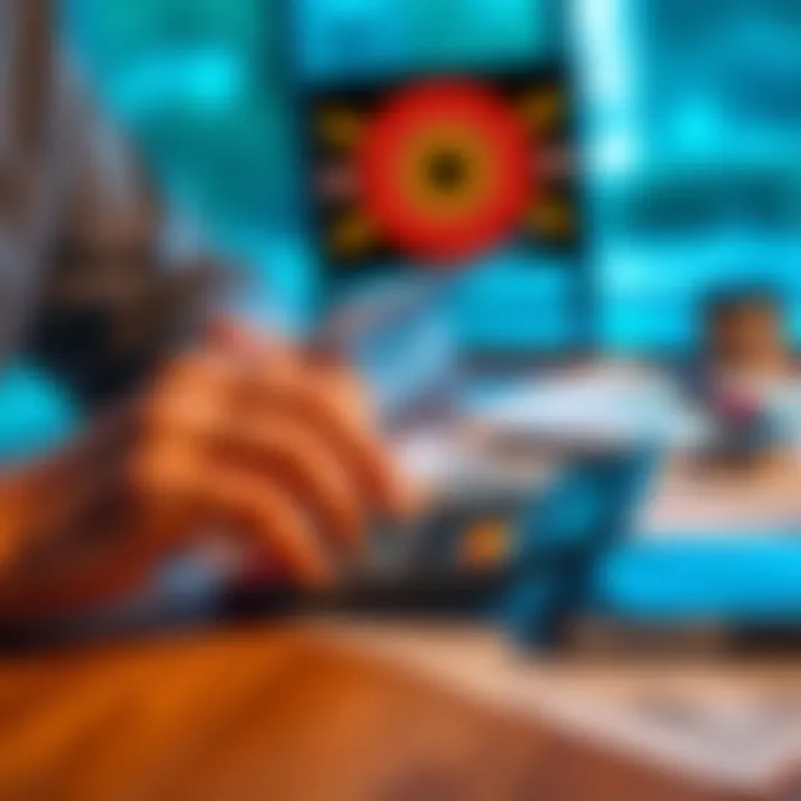 A person calculating taxes, showing winnings and losses from gambling, with a calculator and tax forms on a table.