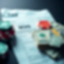 A W2G tax form next to gambling chips and cash, representing winnings over $2,000.