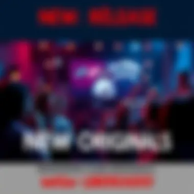 A promotional teaser showcasing new original content, with excited fans discussing on social media.