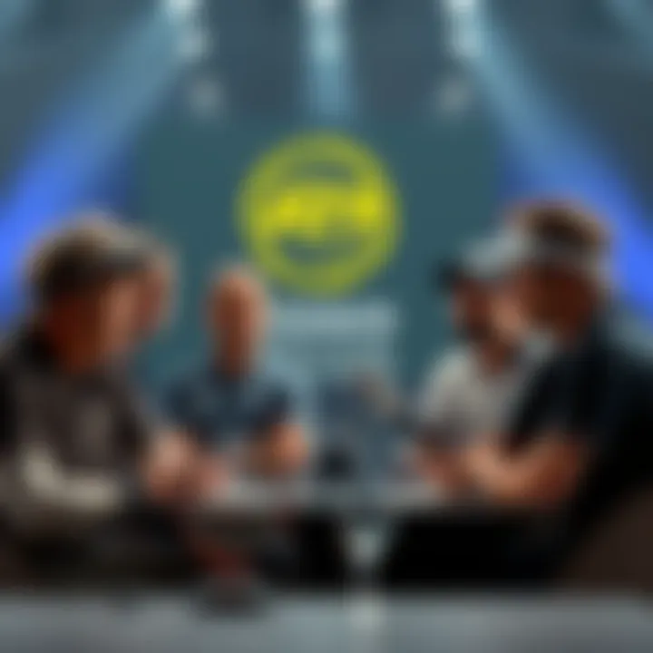 A group of tennis players expressing their opinions about the ATP 2026 controversy during a press conference.