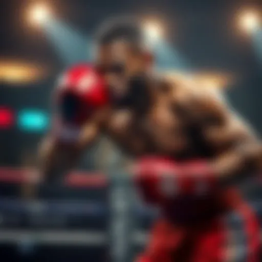Terrance McKinney fighting in the ring during a match, showcasing his skills and preparation for the DK promotion