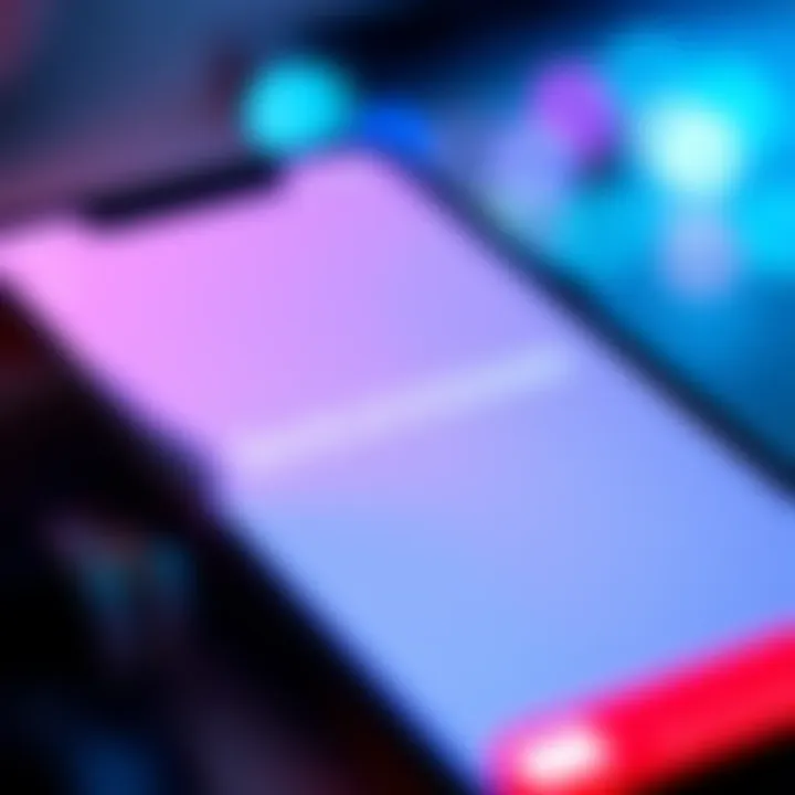 A smartphone screen displaying the text 'Smhhhhhhhhh' in a chat conversation, highlighting online communication.