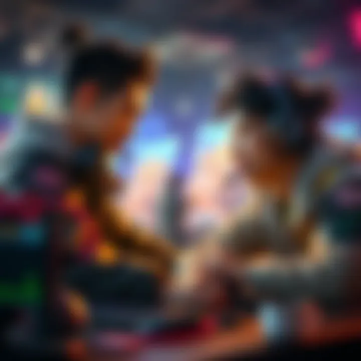 Thaigo and Sho in a competitive gaming environment, strategizing for upcoming matches.