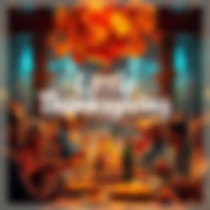 Thanksgiving celebration A joyful community gathering with people enjoying food and festivities for Little Thanksgiving.