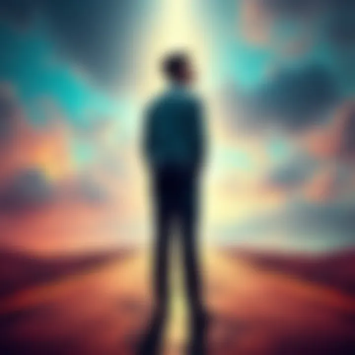 The Power of Yes A person standing at a crossroads, looking towards the future with a confident expression, symbolizing the impact of saying yes.